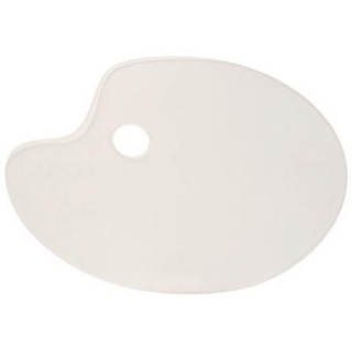 Овальная акриловая палитра Сонет для смешивания красок, без ячеек