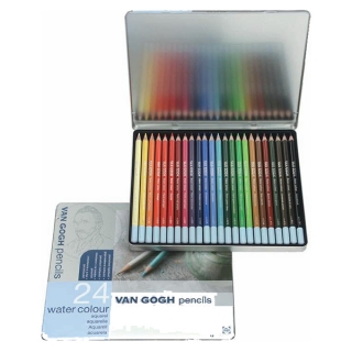 Набор акварельных карандашей Royal Talens Van Gogh Базовый, 24 цвета