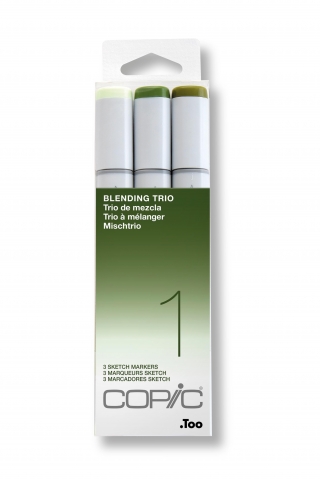 Набор маркеров Copic Sketch  Blending Trio 1 3 штуки в пластиковой упаковке