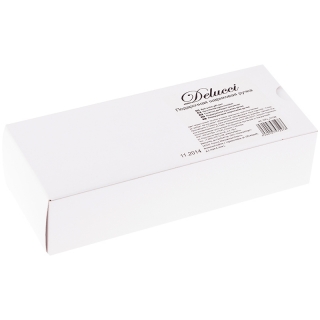 Ручка шариковая Delucci "Evento", синяя, 1мм, цвет корпуса - чёрный/золото, поворот., подар.уп.