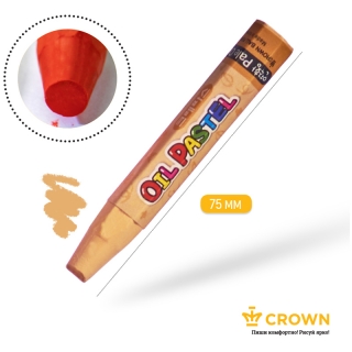 Пастель масляная Crown "ArtStory", 24 цвета, пластиковая упаковка
