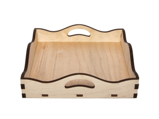 Заготовка Timberlicious для декорирования поднос вид 11 20х20х5см