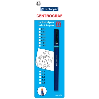 Рапидограф Centropen 0,35мм, блистер