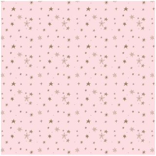 Упаковочная бумага подарочная 70*100см, MESHU "Stars", 90г/м2