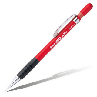 Автоматический карандаш Pentel 120 A3 с мягким грипом, 0.3 мм, красн. корп.