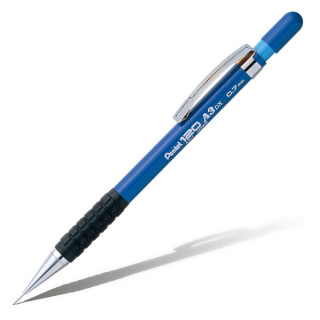 Автоматический карандаш Pentel 120 A3 с мягким грипом, 0.7 мм, синий корпус
