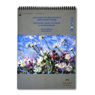 Альбом "Русское поле" для акварели, масла и акрила, Premium Лилия Холдинг, 180 г/кв.м, 25х35 см, 20 листов