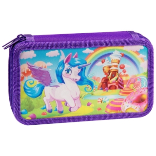 Пенал 2 отделения, 190*110 ArtSpace "Единорог", ткань