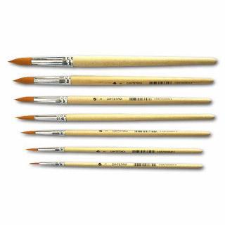 Круглые кисти из синтетического волоса «Художественные материалы»