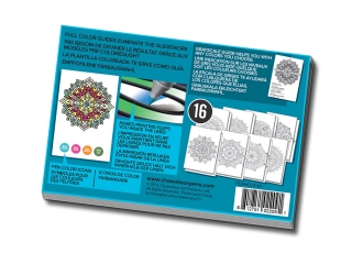 Раскраска-склейка Chameleon Mini Mandalas - Мини-Мандалы