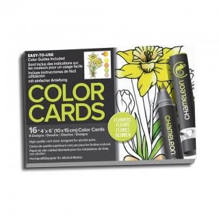 Раскраска-склейка Chameleon Flowers - Цветы