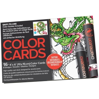 Раскраска-склейка Chameleon Tattoo — Татуировка