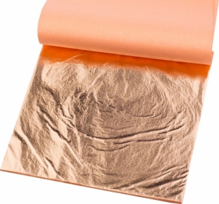 Поталь La Doratura FERRARIO для золочения, имитация меди, 25 листов 14х14 см