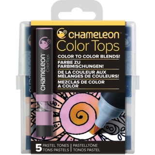 Набор цветовых блендеров Chameleon Pastel Tones, пастельные тона, 5 шт