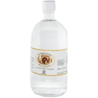 Бесцветный покрывной лак для золочения La Doratura Ferrario, флакон 1000 мл