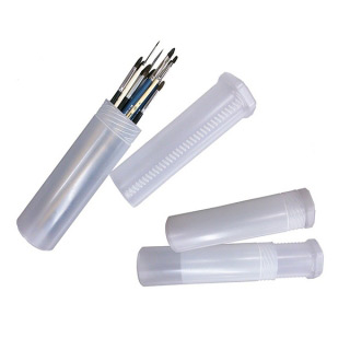 Телескопический пенал для кистей Невская Палитра, регулируемая длина 24-40 см