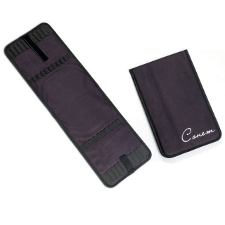 Пенал для кистей Сонет Невская Палитра, 37,5х23,5 см, 22 фиксатора, черный