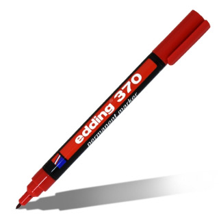 Маркеры универсальные перманентные EDDING 370 для разных поверхностей, 1 мм, разные цвета