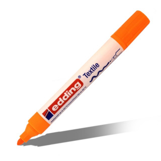 Маркеры перманентные для рисования по ткани Textile EDDING 4500, 2-3 мм, неоновые цвета