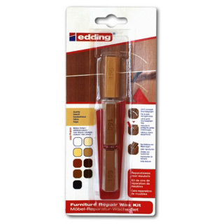 Мебельный воск для ремонта царапин и сколов EDDING 8901, набор 3 шт., бук