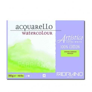 Склейка для акварели Artistico Fabriano, 30,5х45,5см., 300 г, 20л. крупное зерно