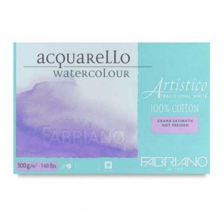 Склейка для акварели Artistico Fabriano 35,5х51,5 см, 300 г,  15л. горяч.прессования