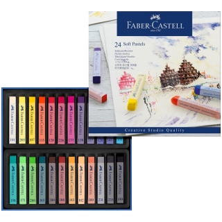 Пастель Faber-Castell "Soft pastels", 24 цвета