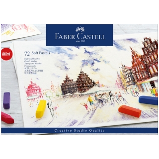 Пастель Faber-Castell "Soft pastels", 72 цвета, мини