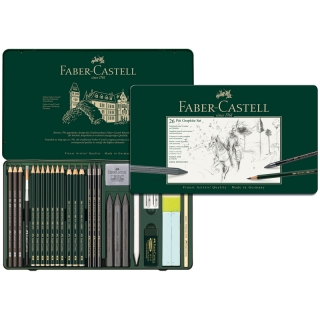 Набор карандашей ч/г Faber-Castell "Pitt Graphite", 26 предметов
