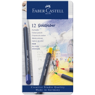 Карандаши цветные Faber-Castell "Goldfaber" 12цв., круглые