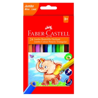 Карандаши цветные Faber-Castell "Jumbo", 24цв.