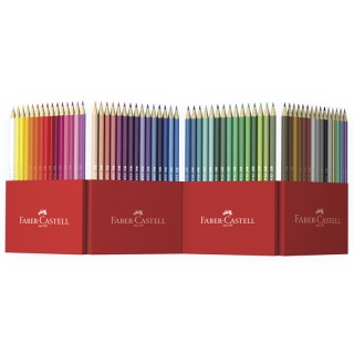 Карандаши цветные Faber-Castell, 60 цветов, подставка в комплекте