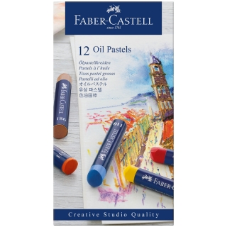 Пастель масляная Faber-Castell "Oil Pastels", 12 цветов