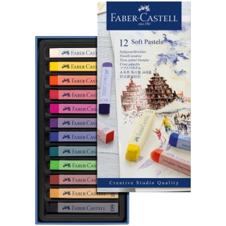 Пастель Faber-Castell "Soft pastels", 12 цв.
