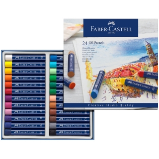Пастель масляная Faber-Castell "Oil Pastels", 24 цвета