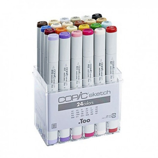 Набор скетч-маркеров Copic Sketch 24 цвета