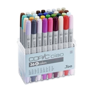 Набор маркеров для рисования Copic Ciao Set E, 36 цветов