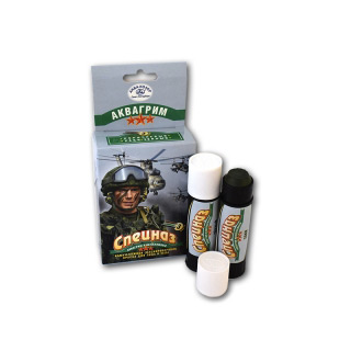 Краски для росписи лица и тела Аква-Колор Аквагрим «Спецназ» в карандашах, набор 3 цвета