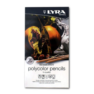 Набор профессиональных цветных карандашей Rembrandt Polycolor LYRA, 12 цветов