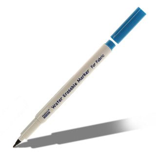 Водорастворимый маркер Marvy Water Erasable для разметки темной ткани, 1мм, белый