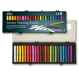ДИСКОНТ Набор сухой пастели Ассорти Mungyo GALLERY Drawing, 24 цвета, квадратная, в пластиковой коробке УЦЕНКА