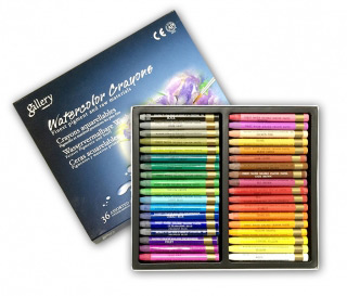 Акварельная пастель MUNGYO Gallery профессиональная 36 цветов, MGMAC36/2030