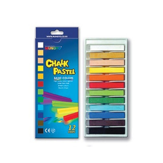 Пастель сухая меловая для начинающих MUNGYO CHALK 12 цветов