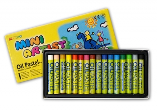 Пастель масляная MUNGYO MINI уменьшенный размер мелка, 16 цветов, MGMOPS16/4027