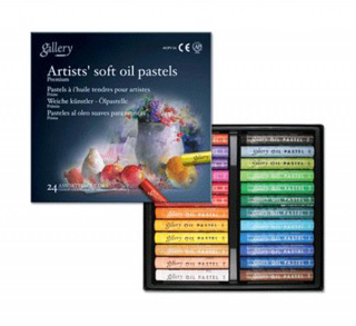 Масляная пастель MUNGYO Gallery Soft oil мягкая профессиональная, 24 цвета, MGMOPV24/4023