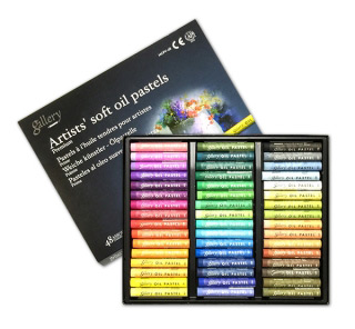 Масляная пастель MUNGYO Gallery Soft oil мягкая профессиональная, 48 цветов, MGMOPV48/4047
