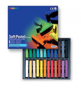 Пастель художественная мягкая MUNGYO Soft Pastel 24 цвета, MGMP24/7036