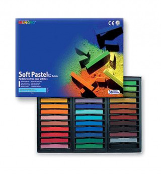 Пастель художественная MUNGYO Soft Pastel 36 цветов, MGMP36/7081