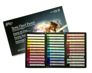 Пастель сухая профессиональная полутвердая 36 цветов MUNGYO Gallery Semi Hard, MGMPL36/0031