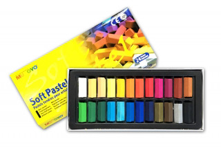 Художественная пастель мягкая MUNGYO Soft Pastel Mini половинки длины, 24 цвета, MGMPS24/6046